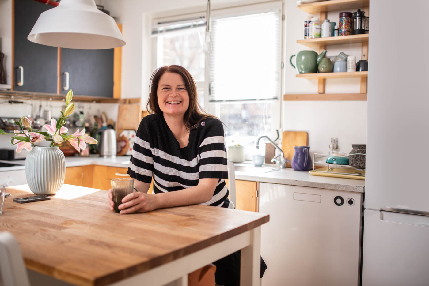 Clizia Lund i sit køkken
